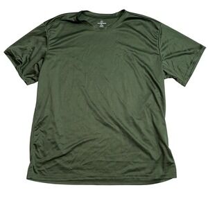 Real Essentials‎  Lot of 2  Short Sleeve 3 XL Black Green 100% Polyester